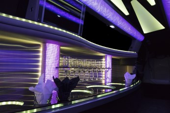 Interior of Cadillac CTS Limo 